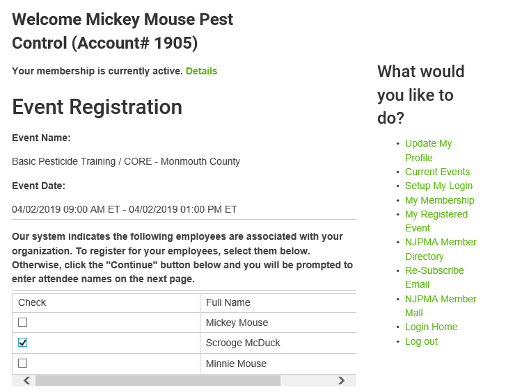 event registration 4b